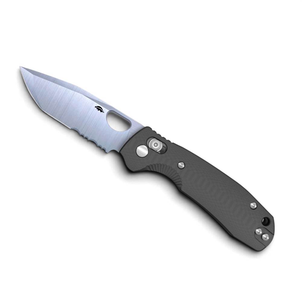 Cross-Bolt Tanto 50/50 14C28N Black G10 - Med/Large